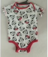 Disney Baby Minnie Mouse One Piece Bodysuit Size 6/9 Month - $6.93 CAD