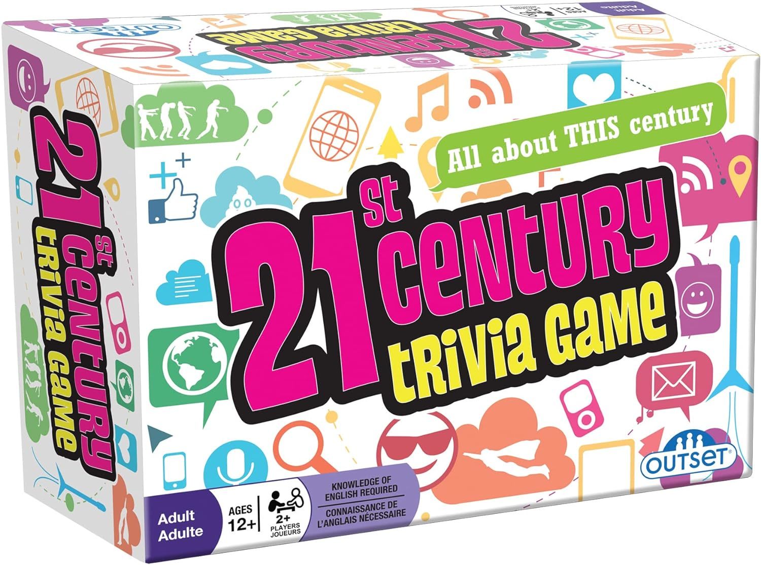 21st Century Trivia Game Party Game Family Game Travel Game Fun and Easy to Play - $30.45