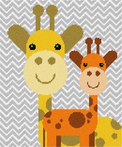 Pepita Needlepoint kit: Giraffe Pals 2, 10&quot; x 12&quot; - £68.65 GBP+