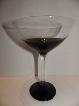 Martini Glass Black Elemental by Pier 1 - £15.58 GBP