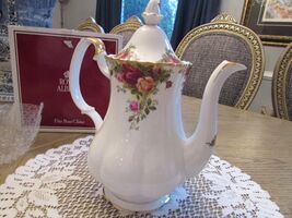 Royal Albert Old Country Roses Bone China Coffee Pot 10&quot;  New - €55,81 EUR