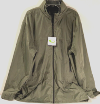 TEK GEAR Green Oregano Men&#39;s Camping Outdoor Zip Hiking Nylon Jacket XL New - $9.89