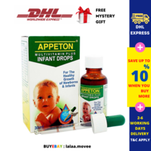 2 X APPETON Multivitamin Plus Infant Drop 30ml Supplement For Children DHL SHIP - £39.81 GBP