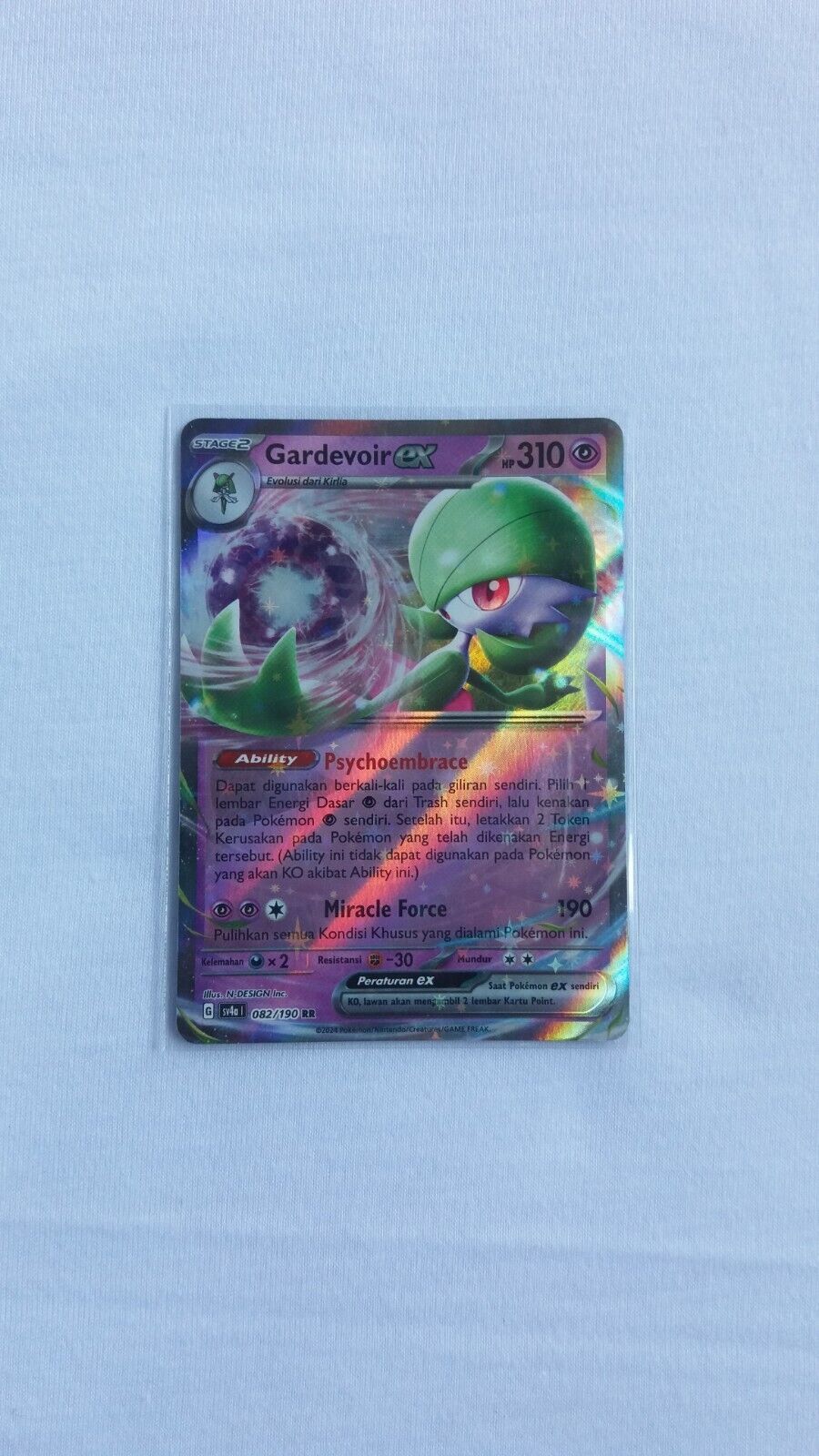 Primary image for GARDEVOIR Ex 082/190 RR Pokemon TCG Indonesia NM (Free shiping)