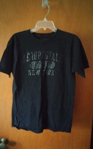 Black Aeropostale S-M 87-07 New York Tee Shirt T Short Sleeve  - $14.99