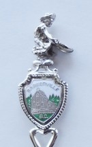 Collector Souvenir Spoon Canada BC Barkerville Gold Panner 3D Figural Church - $9.99