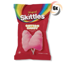 6x Bags Skittles Original Flavored Cotton Candy | 3.1oz | Fast Shipping - £23.59 GBP