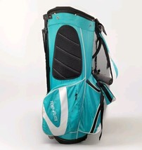 Top Flite Womens 6-Way Stand Bag Shoulder Carry Teal Green Lightweight EUC - $65.00