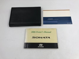 2006 Hyundai Sonata Owners Manual Handbook Set with Case OEM A03B18057 - $26.99