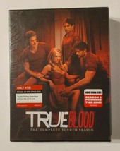 True Blood Complete 4th Fourth Season 4 5-DISC Dvd Set 80 Min Bonus New Sealed - £15.97 GBP