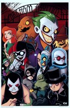 Chris Uminga SIGNED Batman Villains Art Print ~ Joker Harley Quinn Catwoman Bane - £31.25 GBP