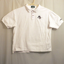Disney Golf Collection Polo Shirt Men&#39;s Extra Large XL White Mickey Mouse - $9.89
