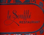 Le Souffle Restaurant Menu Hotel Inter-Continental London England 1980&#39;s - £72.08 GBP