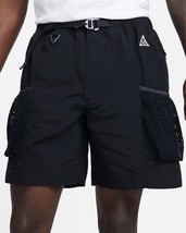 Nike ACG Cargo Shorts &quot;Snowgrass&quot; Hiking Outdoor Black DV9405 Medium - £77.35 GBP