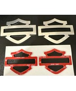 Custom tank emblems badges, CVO Style, Unpainted Raw Metal - $108.90