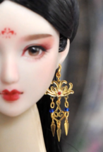 1:6 Chinese Doll Earring Only for 1/6 Scale Doll / Art / Decoration - $11.23 CAD
