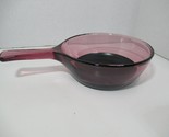 Pyrex Corning Visions Cranberry saucepan pan small pot 0.5L teflon purpl... - $14.84