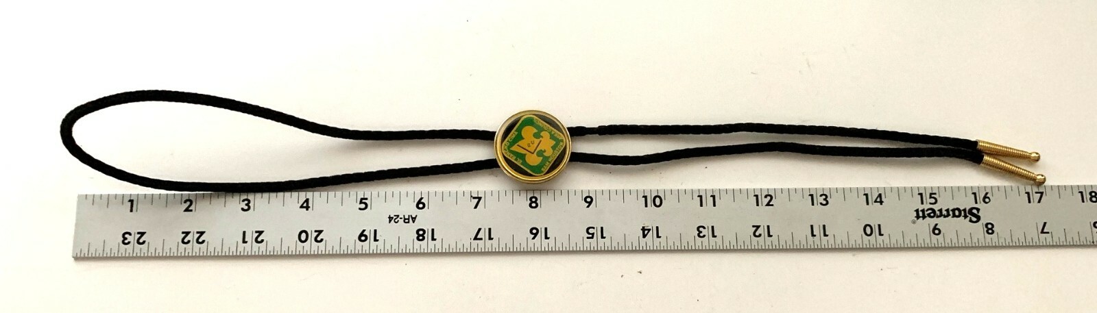 Vintage Sam Houston El Rancho Cima Council Boy Scout BSA Bolo Neckerchief Slide Item image 6