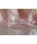 Vintage Pyrex Clear Glass Ribbed Souffle Bowl Baking Dish 1 1/2 Quart Ca... - $40.60 CAD