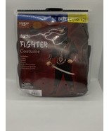 Fun World Ninja Fighter Boys 6pc Costume Size L(10-12) - £7.09 GBP