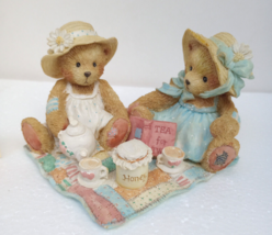 Cherished Teddies 1992 Freda and Tina Bear  at Tea Time - £6.28 GBP