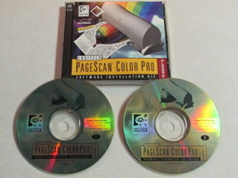Logitech Pagescan Color Pro Software Installation Kit 2CD-ROM Set Windows 95 Oop - £10.11 GBP