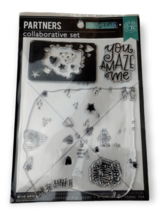 Hero Arts Partners Collaborative Set "Props Turnabout" 6x8 Clear Stamp Set New - £13.12 GBP