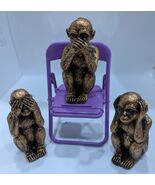 Hear No Evil Monkey Set of 3 Figures - $41.58