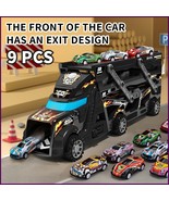 9pcs Transformable Toy Truck Set w/ Foldable Launcher &amp; 8 Alloy Cars | K... - $447.07 MXN