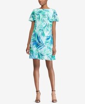 American Living Womens Printed Daytime Casual Dress Size 2, Aqua/Royal/Multi - £61.10 GBP