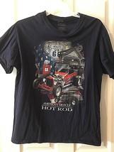 Lifestyle Classics Route US 68 American Muscle Hot Rod Men&#39;s T Shirt Siz... - £11.19 GBP