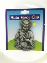 St Saint Jude Thaddeus Catholic Car Auto Visor Clip Medal Safety  Protec... - £10.02 GBP