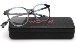 New Woow Feel Free 1 Col 0210 Black Turquoise Eyeglasses 52-17-140mm B46mm - £142.55 GBP