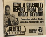 The Bertice Berry Show Tv Series Print Ad Advertisement Vintage TPA1 - £4.72 GBP