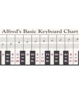 Alfred Keyboard Chart 88-Key Foldout Chart - £14.93 GBP