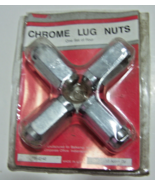 NEW!! SET OF 4 CHROME NAPA LUG NUTS 12mm x 1.50 Acorn, FREE SHIPPING US ... - $12.86