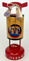 Vintage Japanese Kokeshi Shimoda Port Wooden Figurine 4.25&quot; SKU PB196/19 - £25.96 GBP