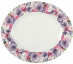 PORTMEIRION BOTANIC BLOOM 3pc SERVING BOWL, PLATTER, SAUCE BOAT  SWEET P... - £98.05 GBP