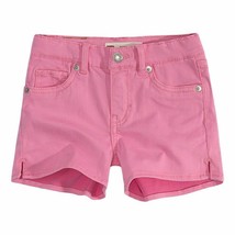 Levi Strauss ~ Girl&#39;s Size 8 Reg ~ Pink ~ Shorty Short ~ Adjustable ~ St... - £11.93 GBP