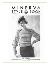 ebooklet 1930s Minerva Style Book 32A - 11 Crochet &amp; Knit patterns (PDF 0132) - $9.95