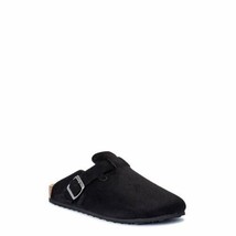 Time and Tru Women&#39;s Buckled Clog Casual Shoe Black Size 6 - $24.60