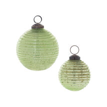Ribbed Mercury Glass Ball Ornament (Set of 6) - $56.48
