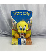 NEW 1996 Looney Tunes USA Olympic Salute Tweetie Bird Gymnast Plush Cartoon - $27.73