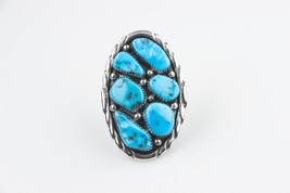 Benny Touchine Navajo Turquoise Pépite Bague - $258.54