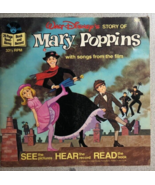MARY POPPINS (1977) Disneyland softcover book with 33-1/3 RPM record - £11.12 GBP