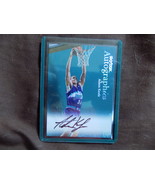 99/00 skybox autographics adam keefe auto signed card jazz  - €6,02 EUR