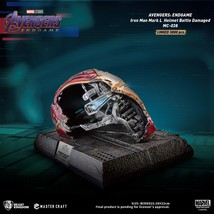 Avengers: Endgame Iron Man Mark 50 Helmet Battle Table Top Statue - £351.56 GBP