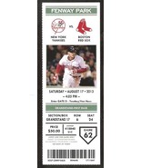 New York Yankees Boston Red Sox 2013 Ticket David Ortiz HR Jacoby Ellsbu... - £3.15 GBP