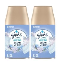 Glade Automatic Spray Refill, Clean Linen, Pack of 2,  6.20 Oz Each Can - £15.69 GBP