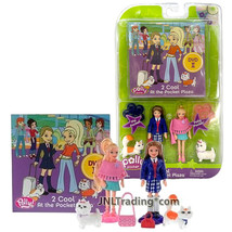 Year 2005 Polly Pocket 2 Cool At The Pocket Plaza With Polly, Pia, Pets And Dvd - £39.83 GBP